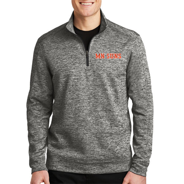 Sport-Tek - PosiCharge Electric Heather Fleece 1/4-Zip Pullover - Printed Logo Thumbnail