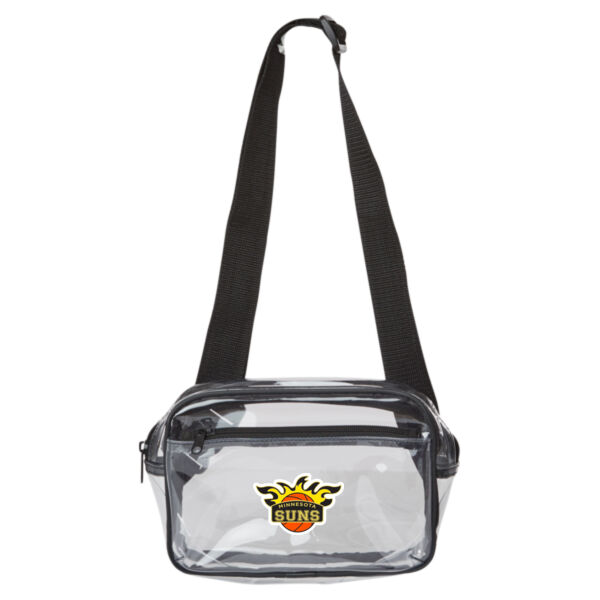 Liberty Bags - Clear Stadium 2-Pocket Fanny Pack/Crossbody Bag - Sticker Logo Thumbnail