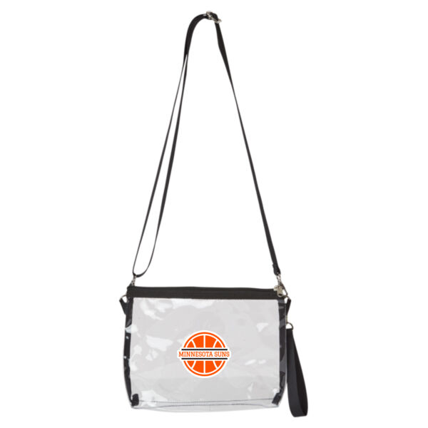 Liberty Bags - Classic Clear Stadium Purse/Handbag - Sticker Logo Thumbnail