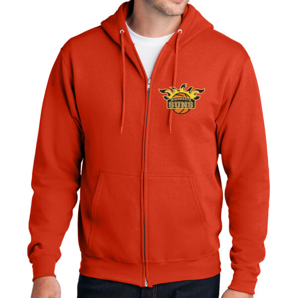 Port & Company® Core Fleece Full-Zip Hooded Sweatshirt - Embroidered Logo ** Add Name for $5! ** Thumbnail