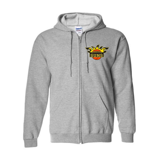 Gildan - Heavy Blend™ Full-Zip Hooded Sweatshirt - Printed Logo **Add Name for $5! ** Thumbnail