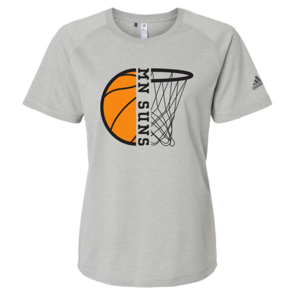 Adidas - Women's Blended T-Shirt - Printed Logo **Add Name and/or Number for $5 EACH! ** Thumbnail