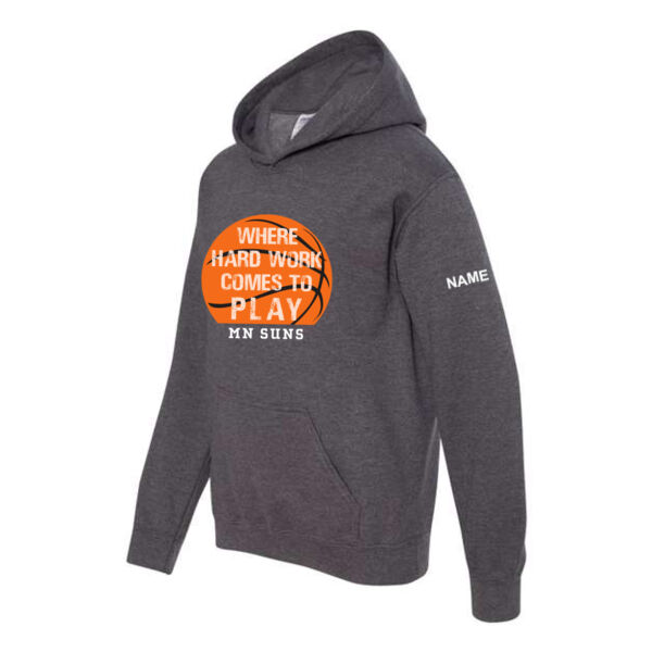 Gildan - Heavy Blend Youth Hooded Sweatshirt - Printed Logo **Add Name for $5! ** Thumbnail