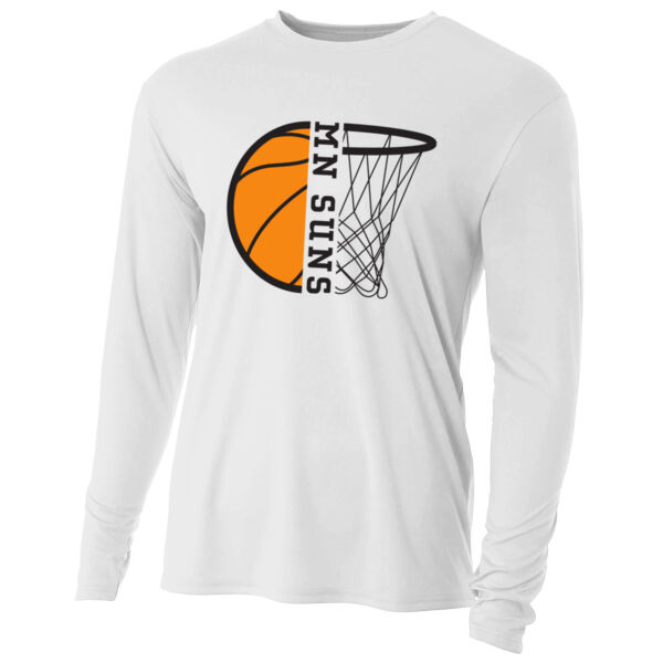 A4 Youth Cooling Performance Long Sleeve Tee - Printed Logo Thumbnail