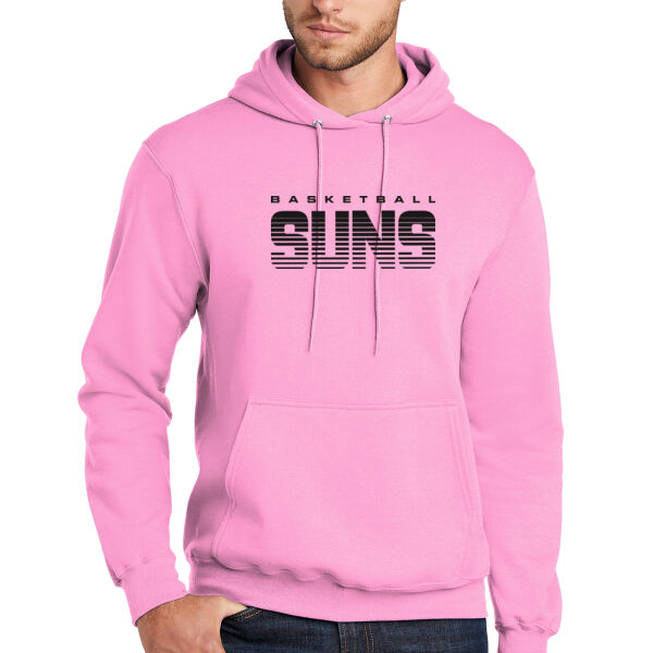 Port & Co - Core Fleece Pullover Hooded Sweatshirt - Printed Logo Thumbnail