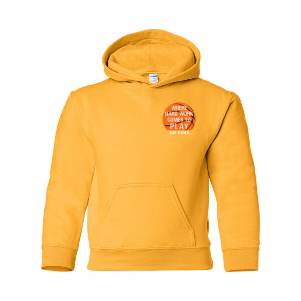 Gildan - Youth Heavy Blend™ Hooded Sweatshirt - Printed Logo Thumbnail