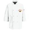 Button Chef Coat with Thermometer Pocket Thumbnail