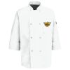 Button Chef Coat with Thermometer Pocket Thumbnail