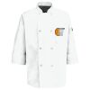 Button Chef Coat with Thermometer Pocket Thumbnail