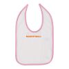 Infant Contrast Trim Premium Jersey Bib Thumbnail