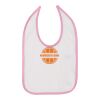 Infant Contrast Trim Premium Jersey Bib Thumbnail