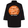 Ten Pearl Button Black Chef Coat Thumbnail