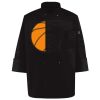 Ten Pearl Button Black Chef Coat Thumbnail