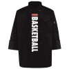 Ten Pearl Button Black Chef Coat Thumbnail