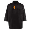 Black Knot Button Chef Coat Thumbnail