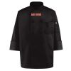 Black Knot Button Chef Coat Thumbnail