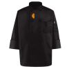 Black Knot Button Chef Coat Thumbnail