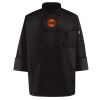 Black Knot Button Chef Coat Thumbnail