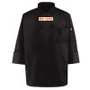 Black Knot Button Chef Coat Thumbnail